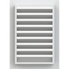 Ekena Millwork Vertical Gable Vent Functional, PVC Gable Vent w/ 1" x 4" Flat Trim Frame, 16"W x 18"H GVPVE16X1801FUN